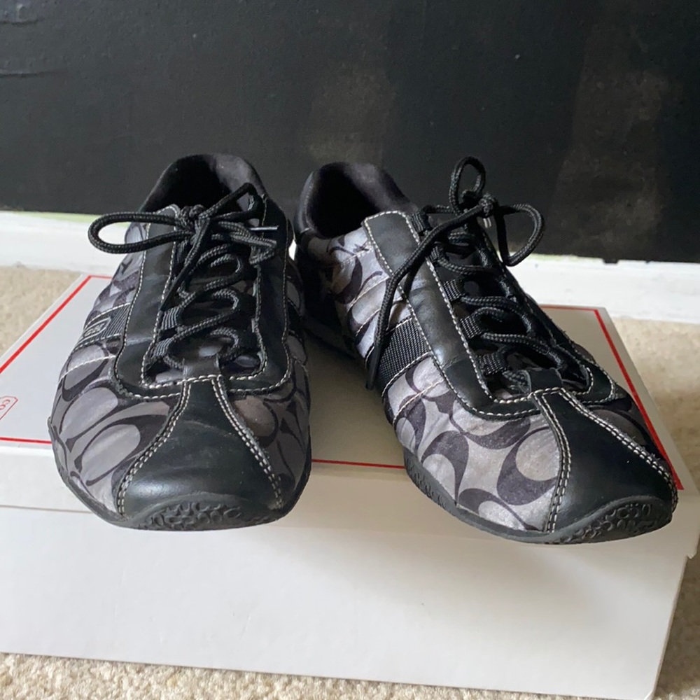 All Black Coach Shoes